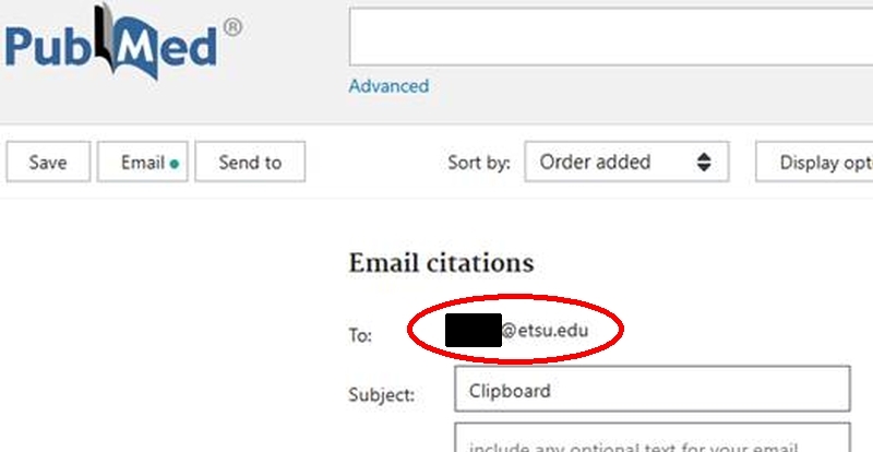 ETSU Email Defaulted