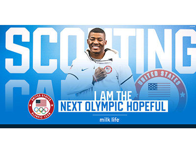 LaDarren Landrum is a "Next Olympic Hopeful" winner (Graphic image contributed)