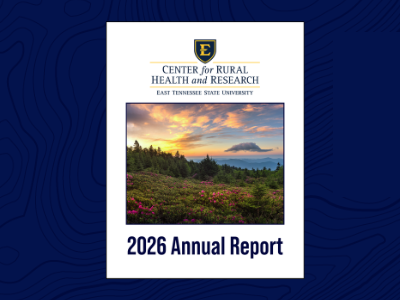 Snapshot of ETSU CRHR Annual Report cover