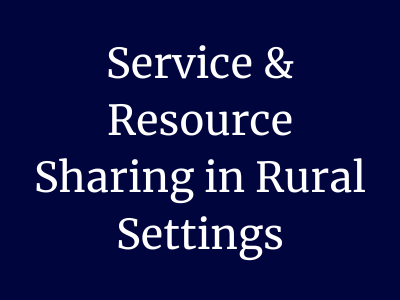 Photo for Rural Service & Resource Sharing Arrangements Report 