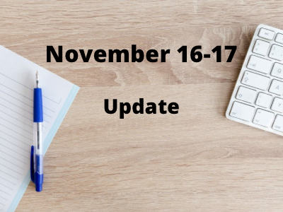 Update for November 16-17