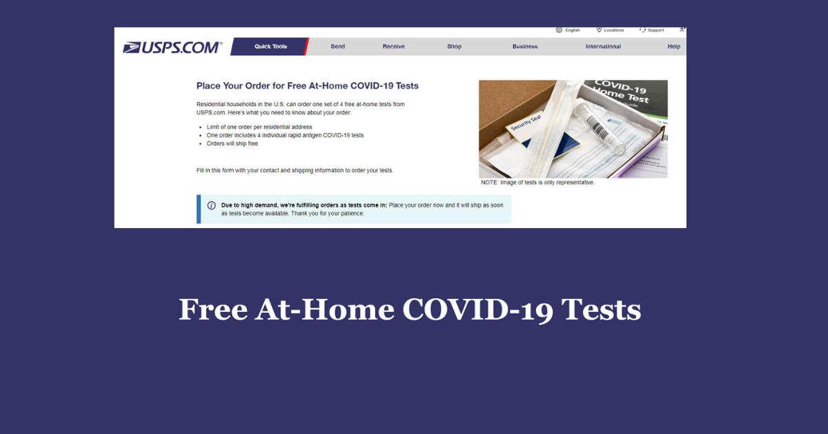 Free at home tests