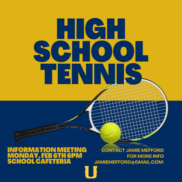High School Tennis Information Meeting