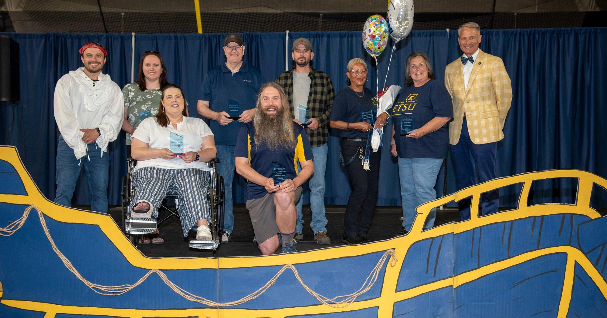 Staff Senate award winners in 2025.