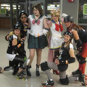 roller girls x sailor scouts 2013