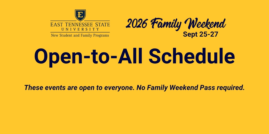 image for Open-to-All Schedule