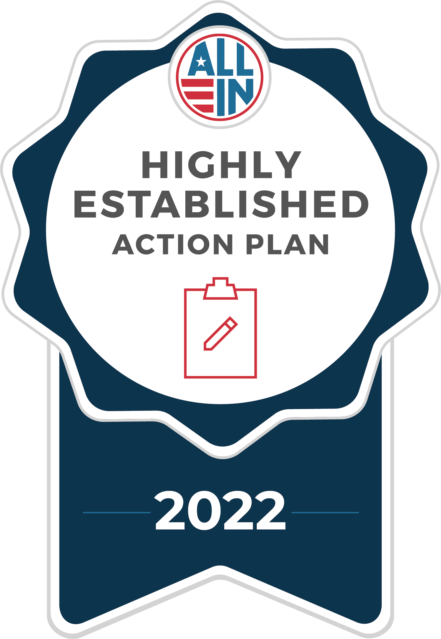2022 Highly Established Action Plan Seal