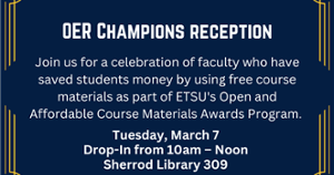 image for OER Champions Reception