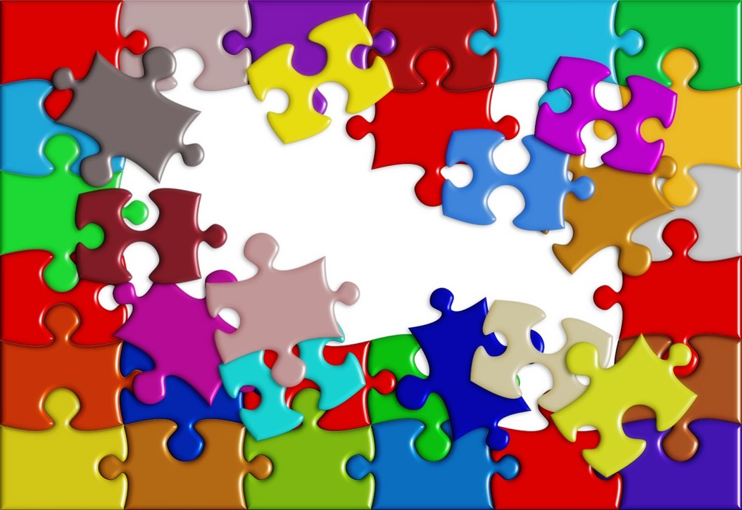image of multicolored puzzle pieces