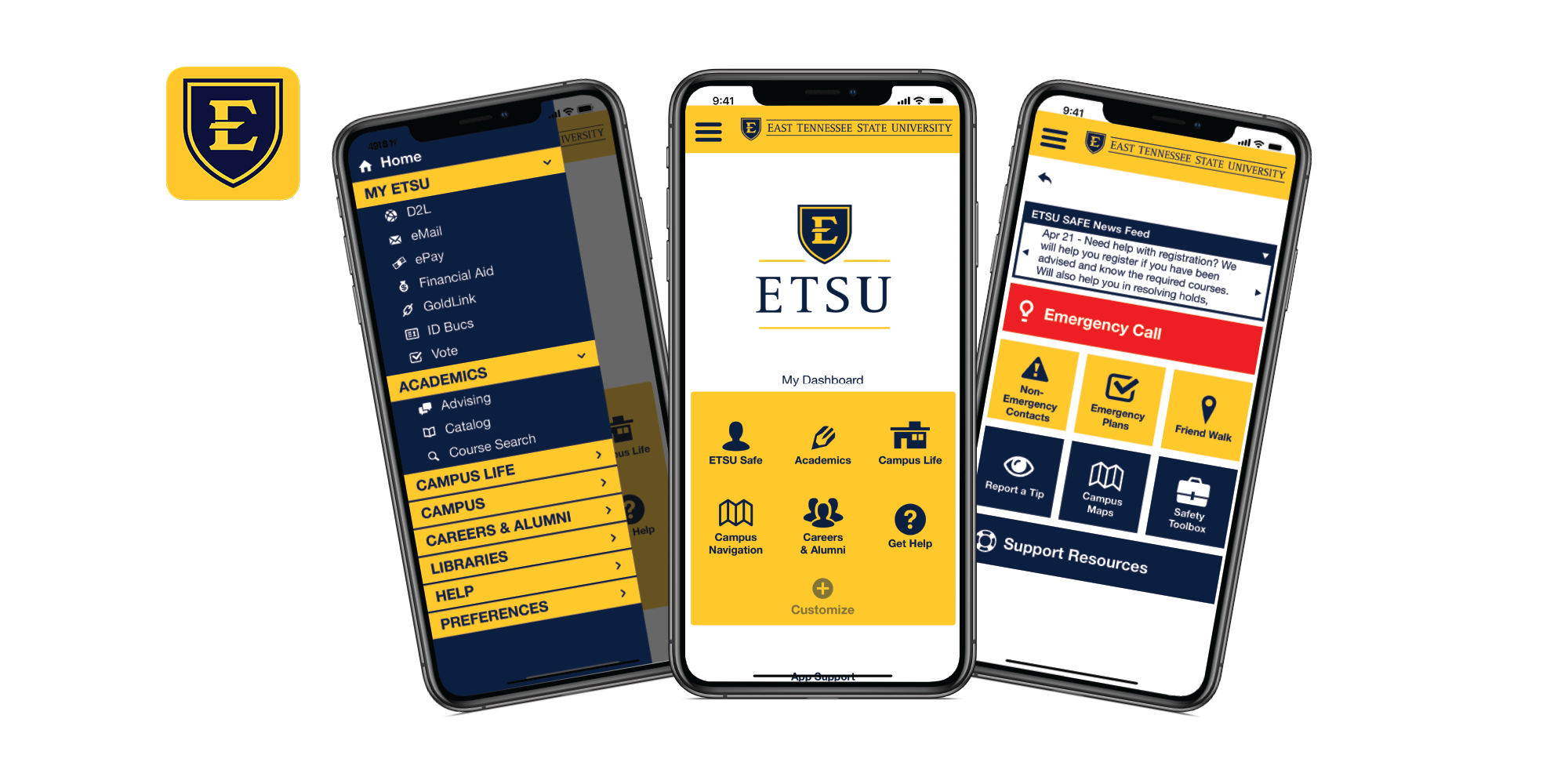 ETSU App Featured Graphic