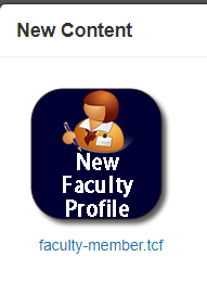 new faculty profile icon