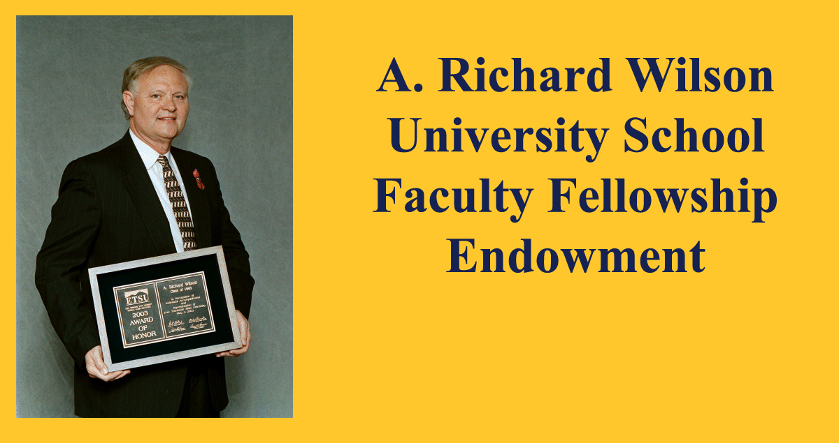 Richard Wilson Endowment Awarded