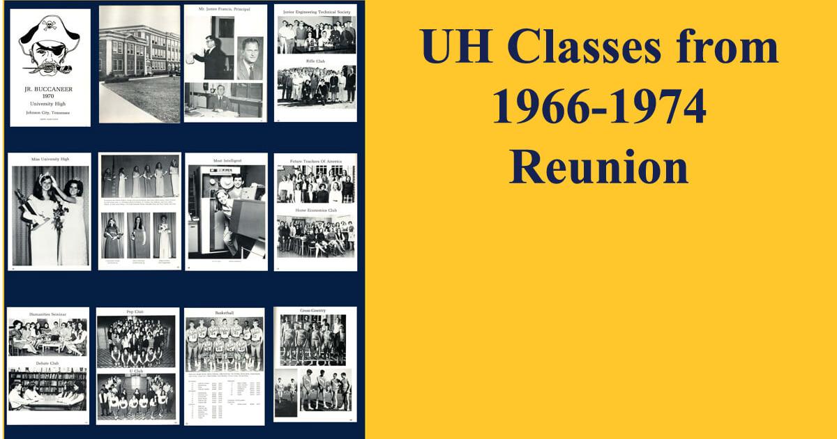 UH Classes from 1966-1974 Reunion 