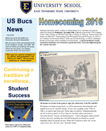 Photo for Alumni Newsletter, Fall 2016, Homecoming
