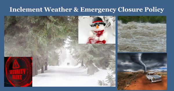 image for Inclement Weather and Emergency Closure Policy