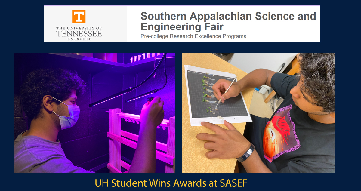 UH Student Wins Awards at SASEF