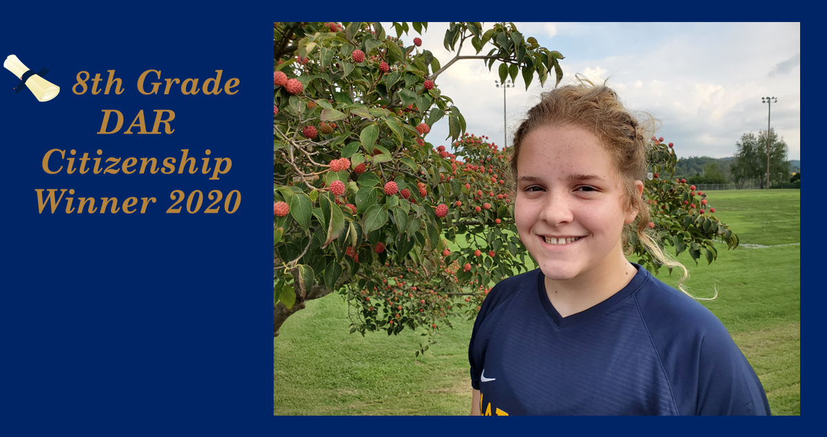 8th Grade DAR Citizenship Award 2020