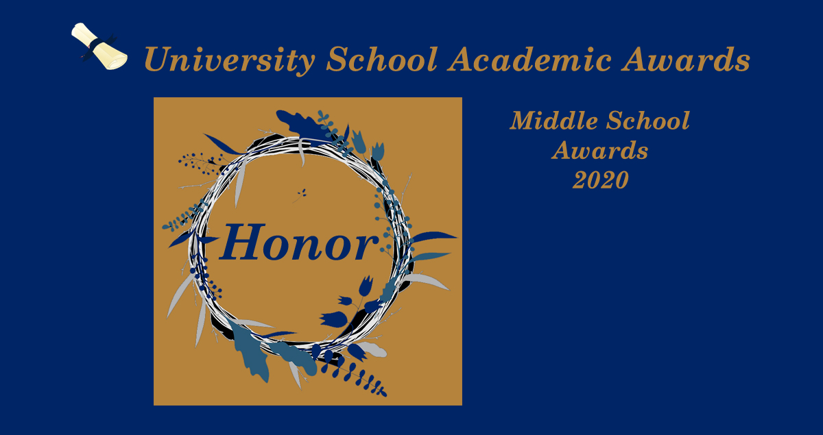 University Middle School Academic Awards