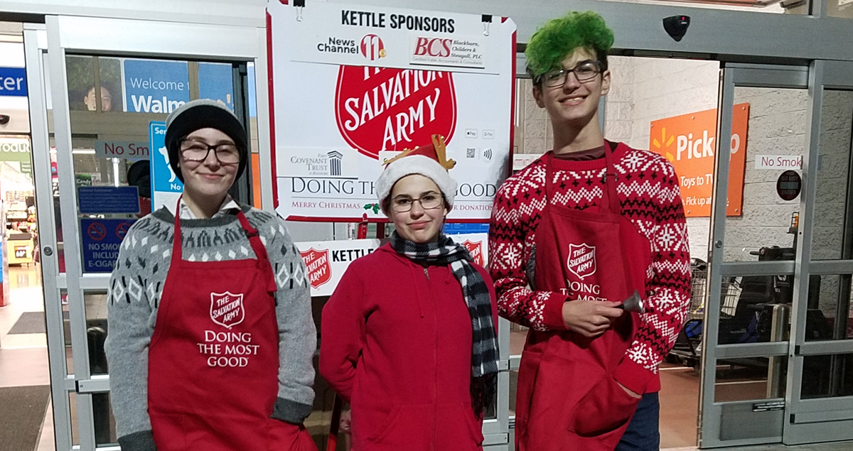 Key Club Bell Ringing