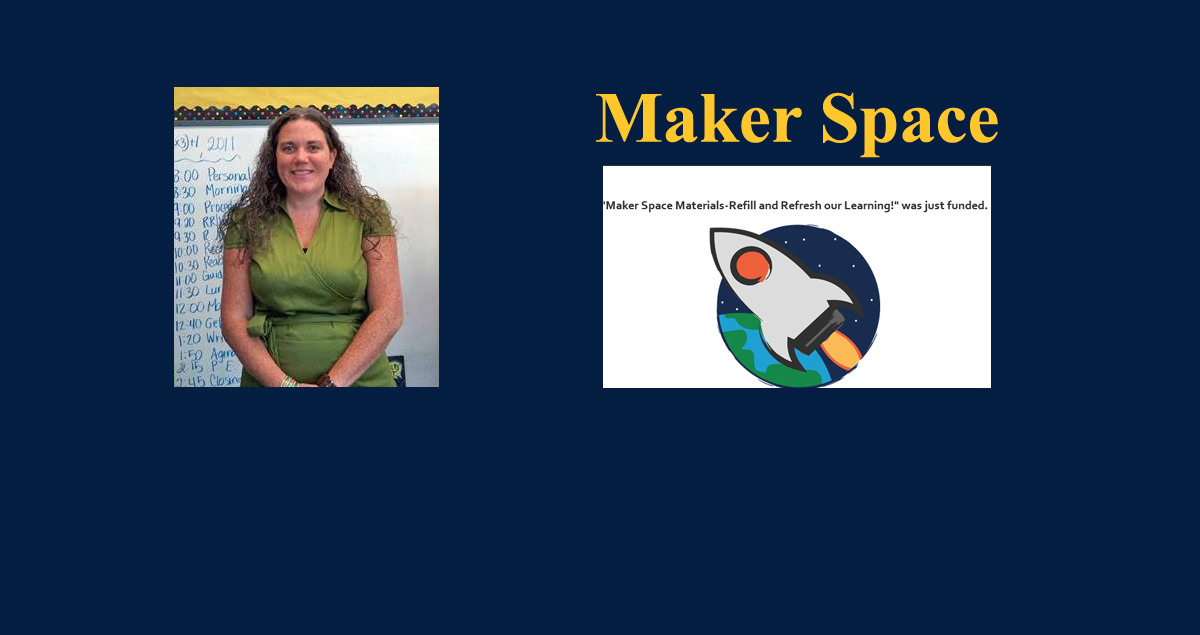 Ms. Doran Receives Grant for Maker Space Materials