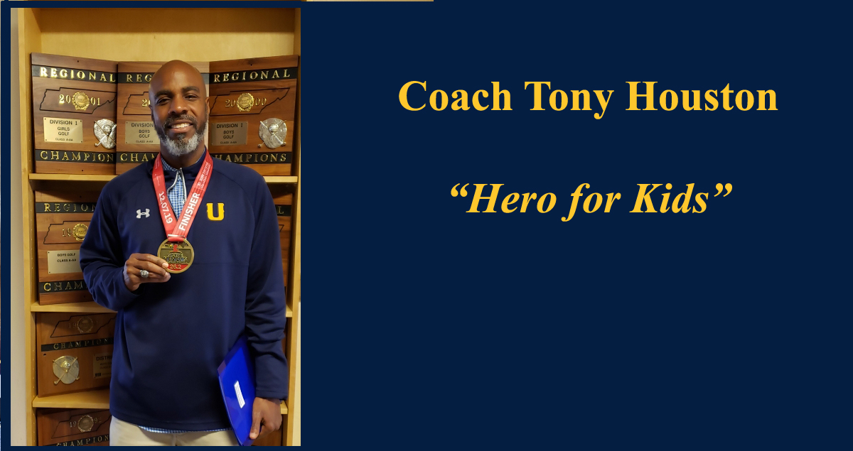 UH Coach Receives St. Jude's Hero Medal