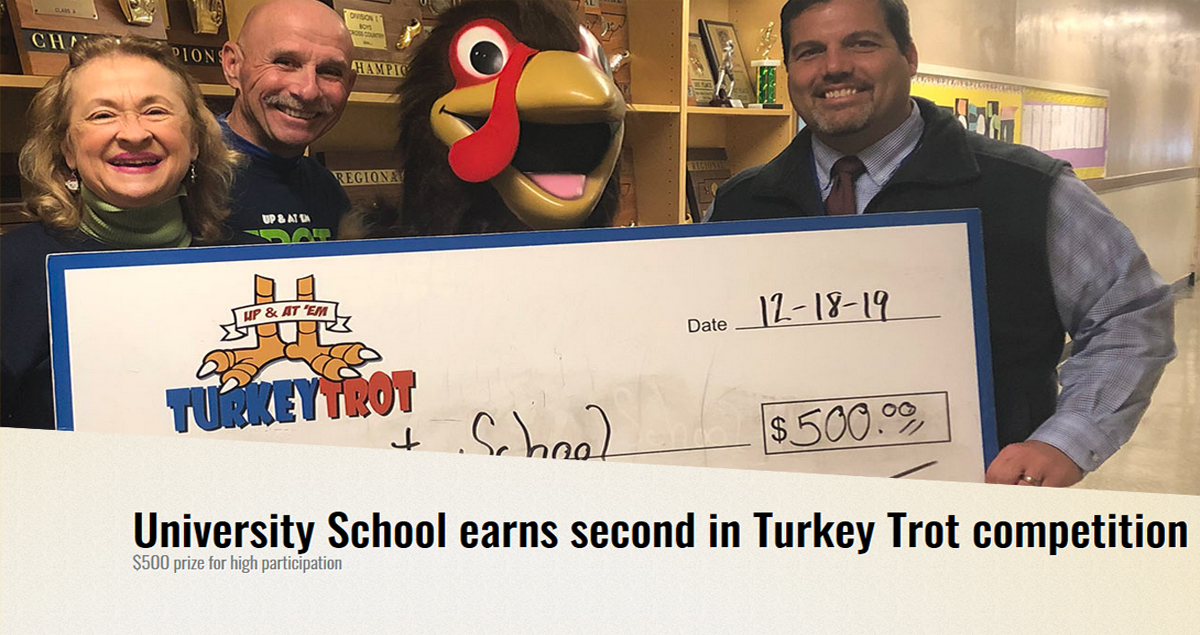 UH Takes Second Place in Turkey Trot